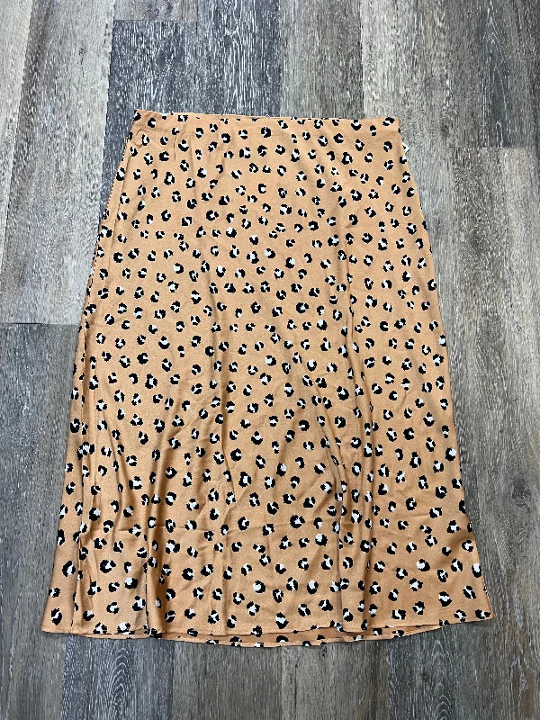 Skirt Midi By Mudpie In Animal Print, Size: Xl