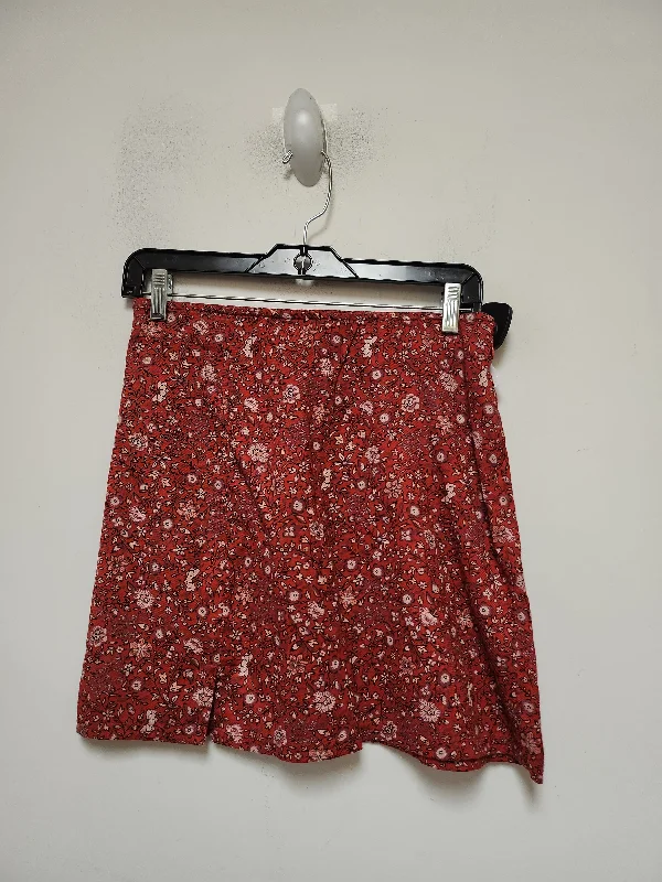 Skirt Mini & Short By American Eagle In Floral Print, Size: 4