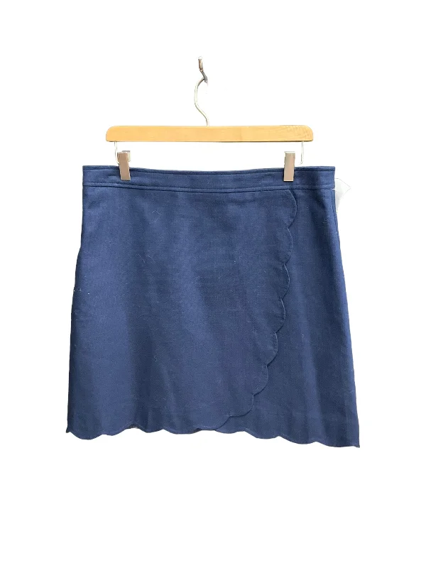 Skirt Mini & Short By J. Crew In Navy, Size: 14