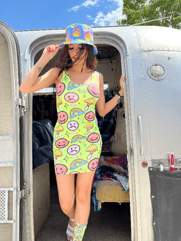 NEON SMILE CITi Mini Dress