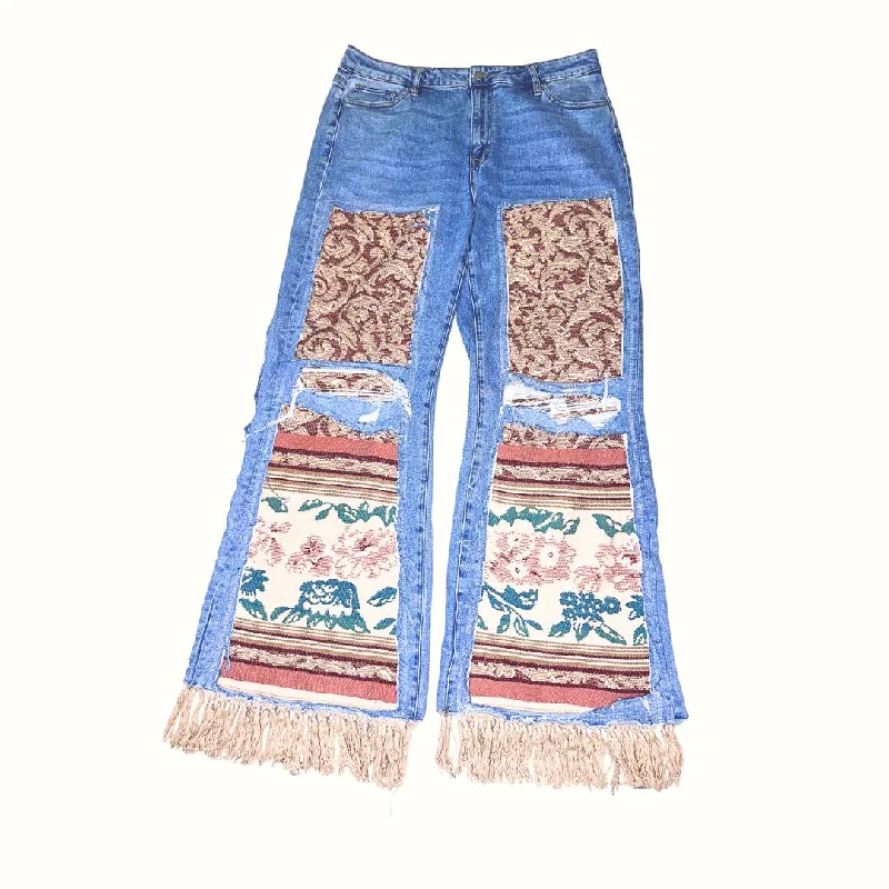 Vine Tapestry Jeans 14W 50% OFF