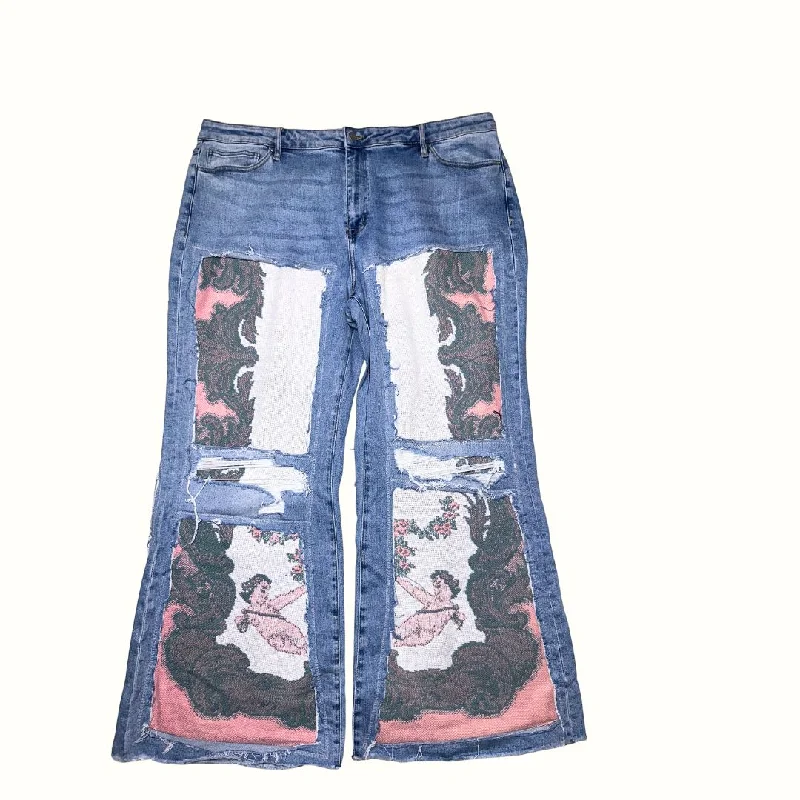 Cupid Tapestry Jeans | 22W 50% OFF