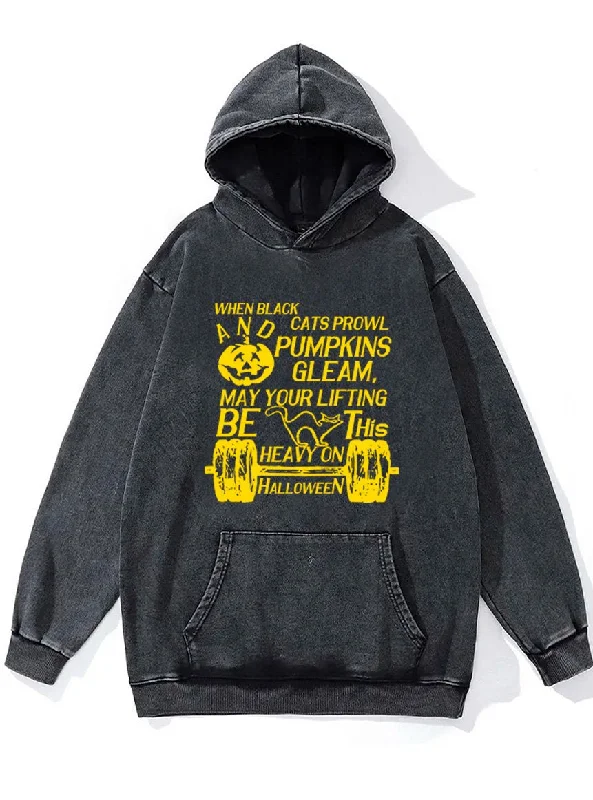 halloween Washed Gym Hoodie