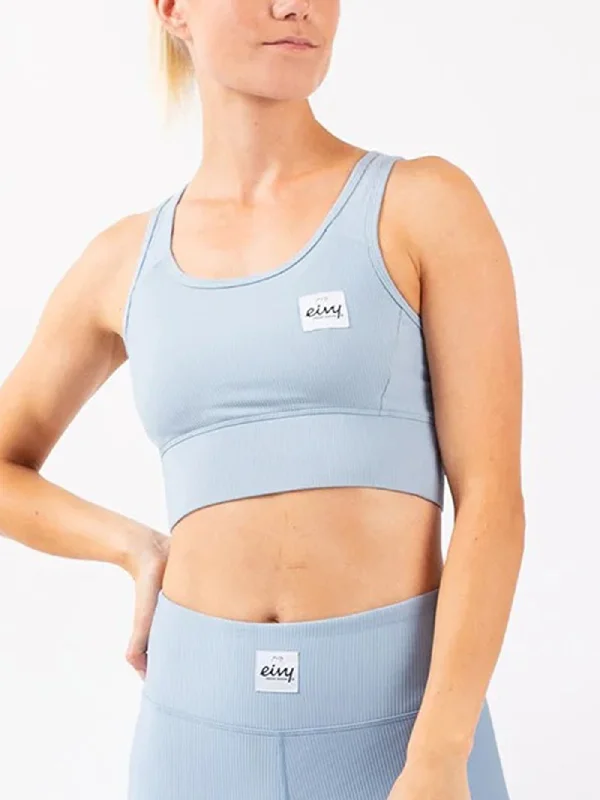 Rider Rib Faded Fog Sport Bra