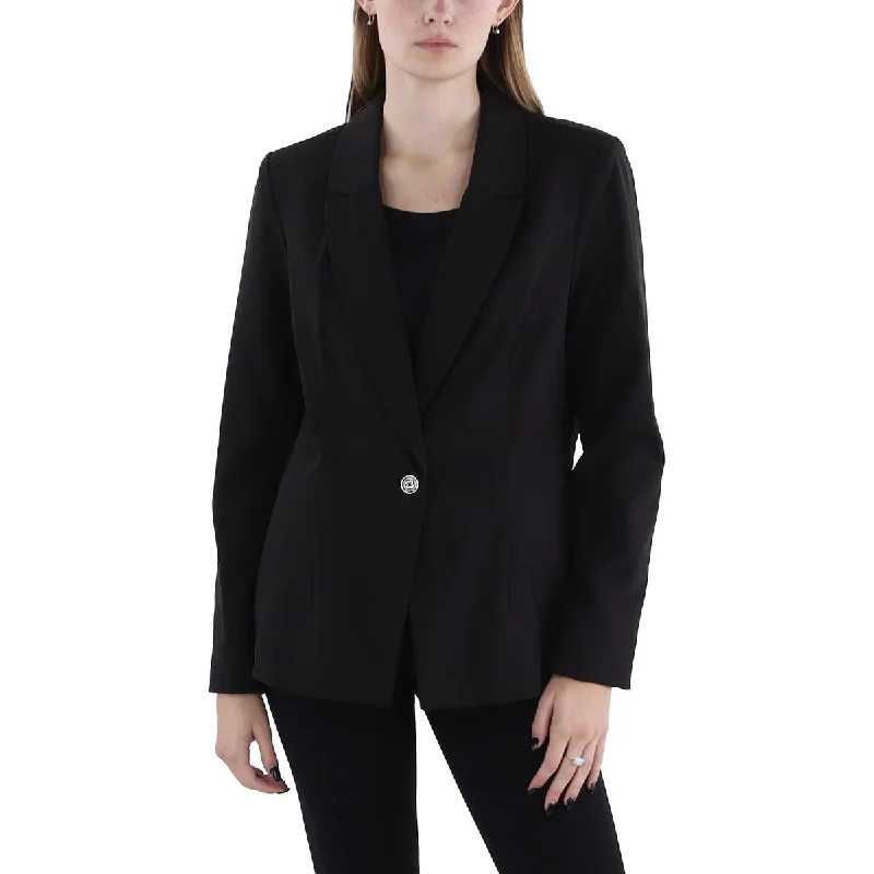 Nanette Nanette Lepore Womens Nolita Collar Business One-Button Blazer