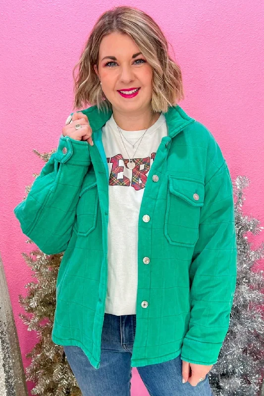 Wanderer Quilted Jacket - Teal Jade