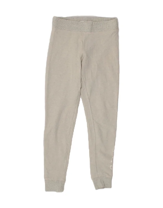 JACK WILLS Womens Graphic Tracksuit Trousers Joggers UK 6 Small  Grey