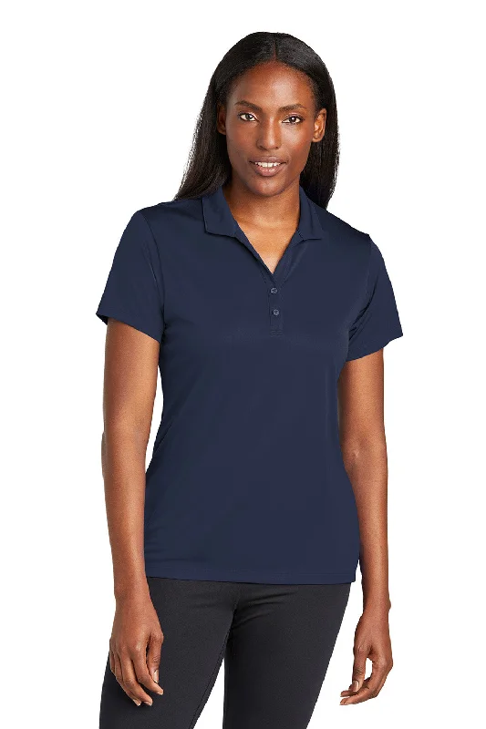 Sport-Tek Womens Moisture Wicking Re-Compete Short Sleeve Polo Shirt - True Navy Blue - New