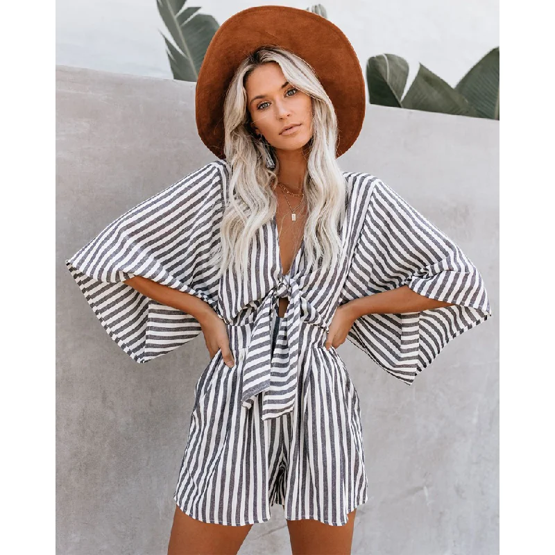 Summer High Waist Short Jumpsuits