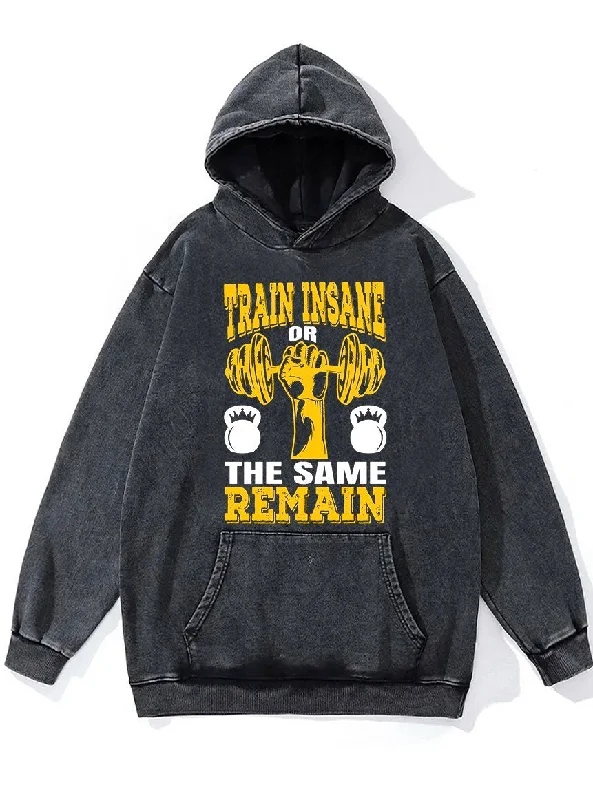 Train Insane Washed Gym Hoodie