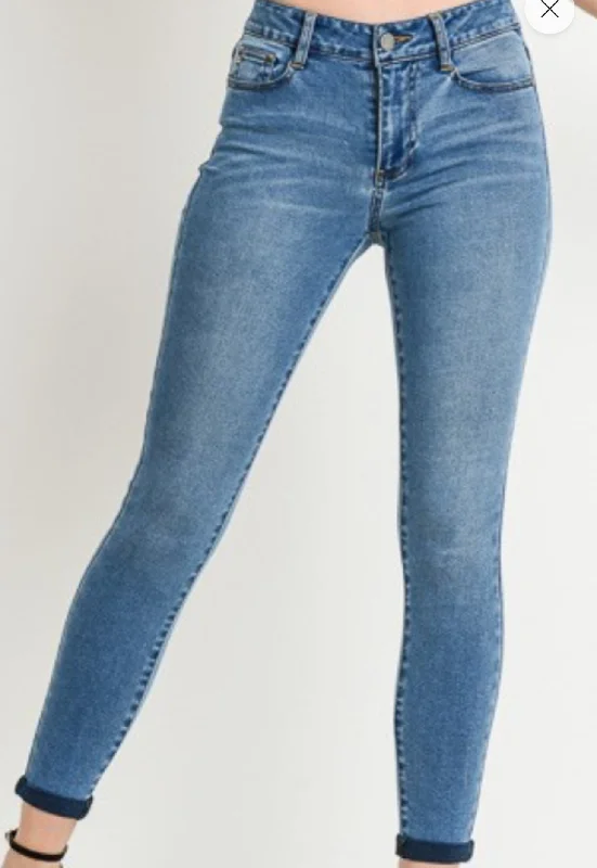 Jenny | Medium Blue Skinny Jeans