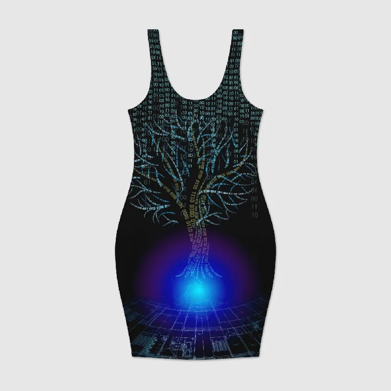 DIGITREE Bodycon Mini Dress