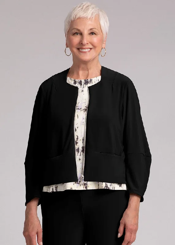 Romantic Skirt Style Sympli - Cropped Lantern Jacket