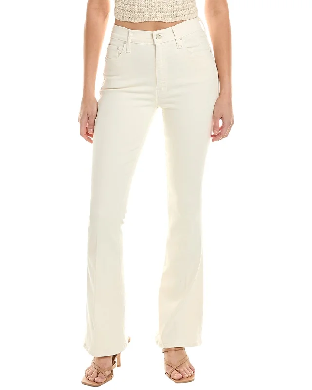 MOTHER Denim High-Waist Weekender Skimp Marshmellow Flare Jean