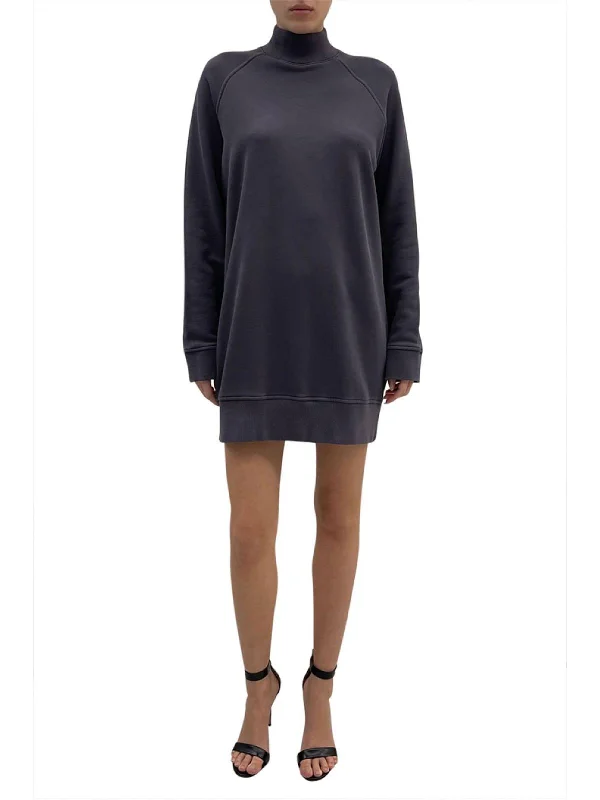 Lightweight Clothes Womens Casual Mini Sweatshirt Dress
