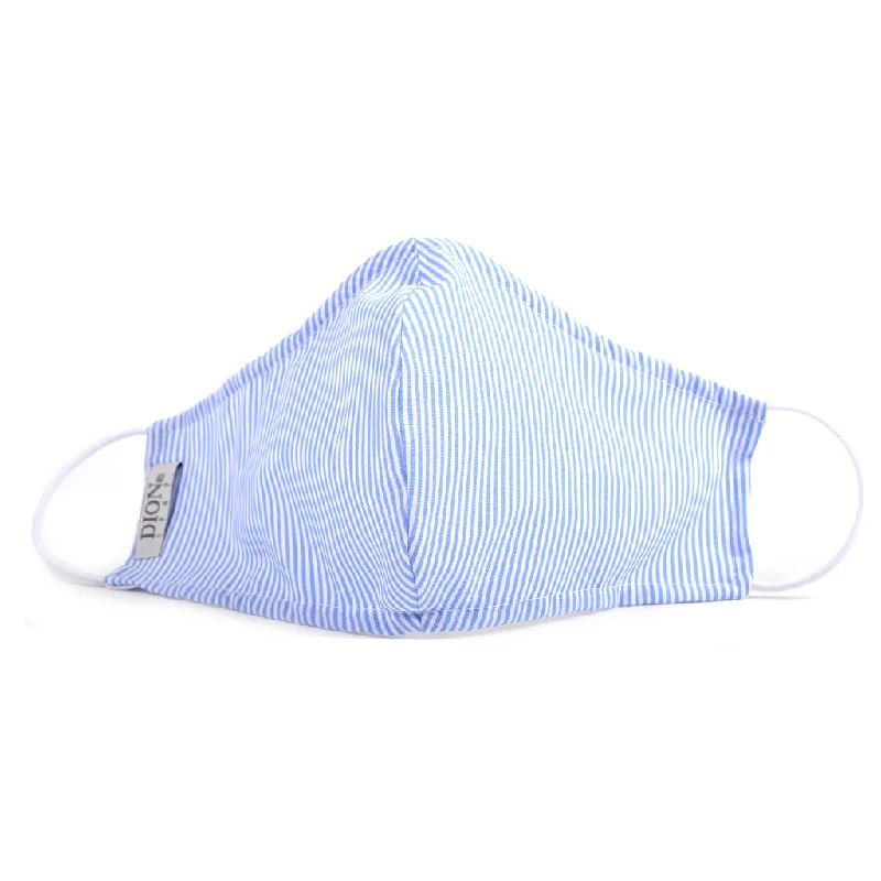 Non-Medical Cotton Face Mask C19-MSK_051 White/Sky