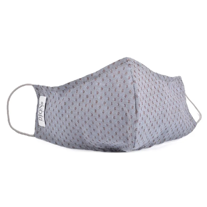 Non-Medical Cotton Face Mask C19-MSK_175 Steel Blue/Brown